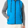 Man bluette padded vest Aspen