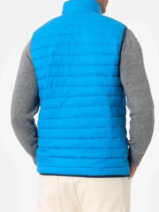 Man bluette padded vest Aspen