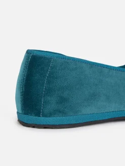 Mocassini pantofola da donna in velluto | MY CHALOM SPECIAL EDITION