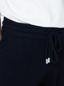 Pantaloni jogger neri in maglia da uomo Walton