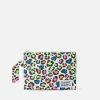 Pochette Pareasy in nylon con stampa animalier