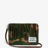 Pouch a tracolla coperta Parisienne con stampa camouflage