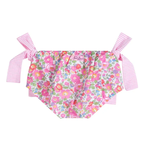 Slip da bagno da bambina con ricami