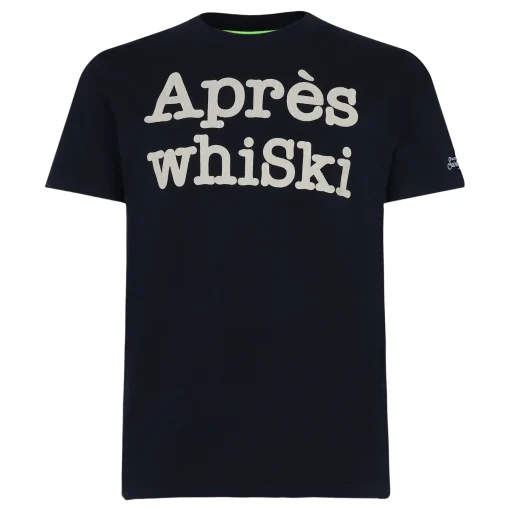 T-shirt Après whiSki blu