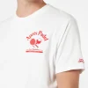 T-shirt da uomo in cotone con stampa piazzata Aprés Padel