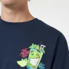 T-shirt da uomo in cotone con stampa piazzata Cryptopuppets Mojito davanti e dietro | EDIZIONE SPECIALE CRYPTOPUPPETS