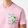 T-shirt da uomo in cotone con stampa Mojito
