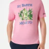 T-shirt da uomo in cotone con stampa St. Barth Mojito