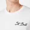 T-shirt da uomo in cotone con stampa St. Barth surf
