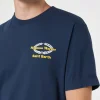 T-shirt da uomo in cotone con stampa Magnum Marine & Saint Barth davanti e dietro | EDIZIONE SPECIALE MAGNUM MARINE