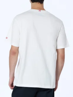 T-shirt da uomo in cotone pesante Arnott con ricamo Ho bisogno di un amaro