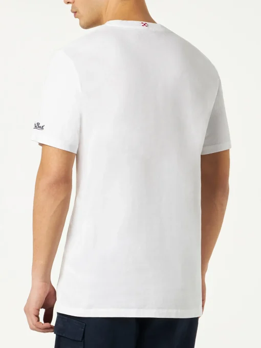 T-shirt da uomo in cotone con stampa Gin | GIN MARE EDIZIONE SPECIALE