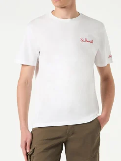 T-shirt da uomo in cotone con stampa Bart angel | EDIZIONE SPECIALE DEI SIMPSON