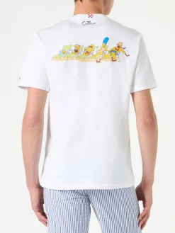 T-shirt da uomo in cotone con stampa famiglia Simpson | EDIZIONE SPECIALE DEI SIMPSON
