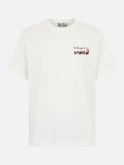 T-shirt da uomo in cotone pesante Arnott con ricamo Ho bisogno di un amaro