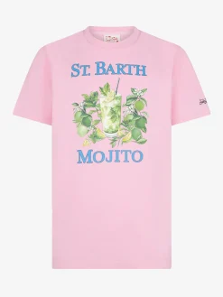 T-shirt da uomo in cotone con stampa St. Barth Mojito