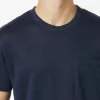 T-shirt da uomo in jersey di lino